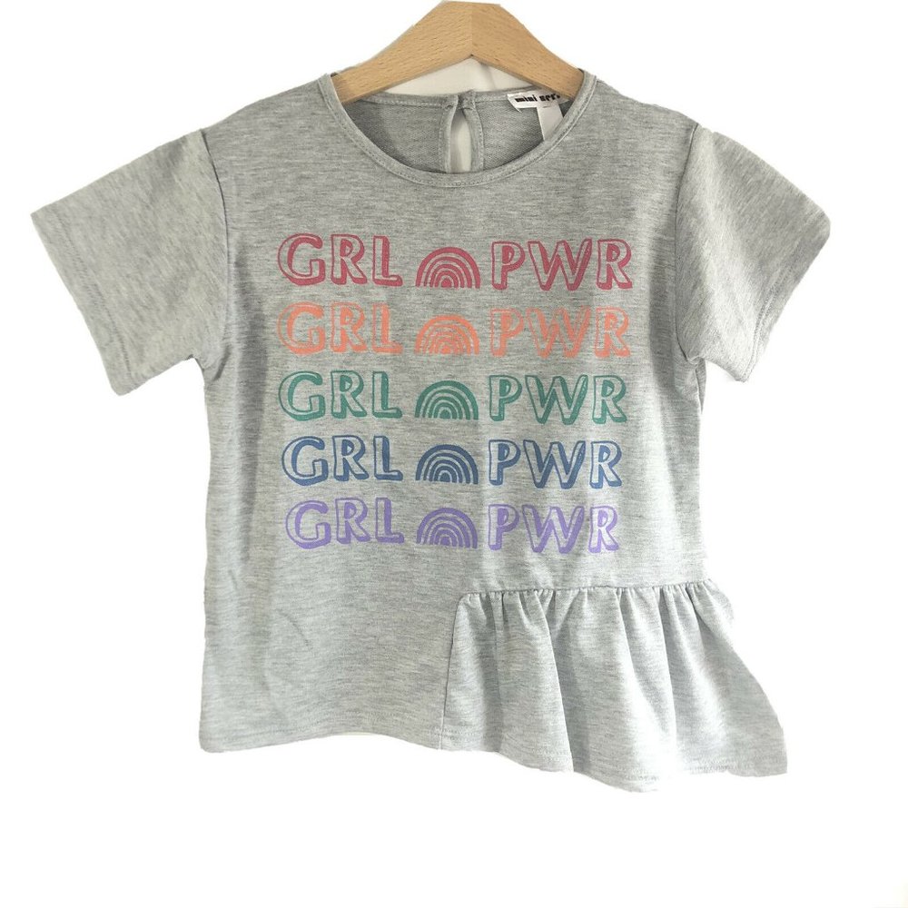 MINI Series Girls Short Sleeve, Girl Power Top